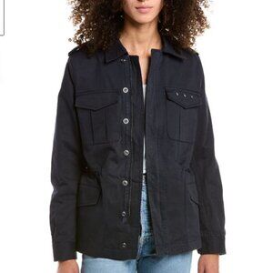 ZADIG & VOLTAIRE Chic Love Punk Kayak Washed Blk Jacket Sz M NWT $598!!